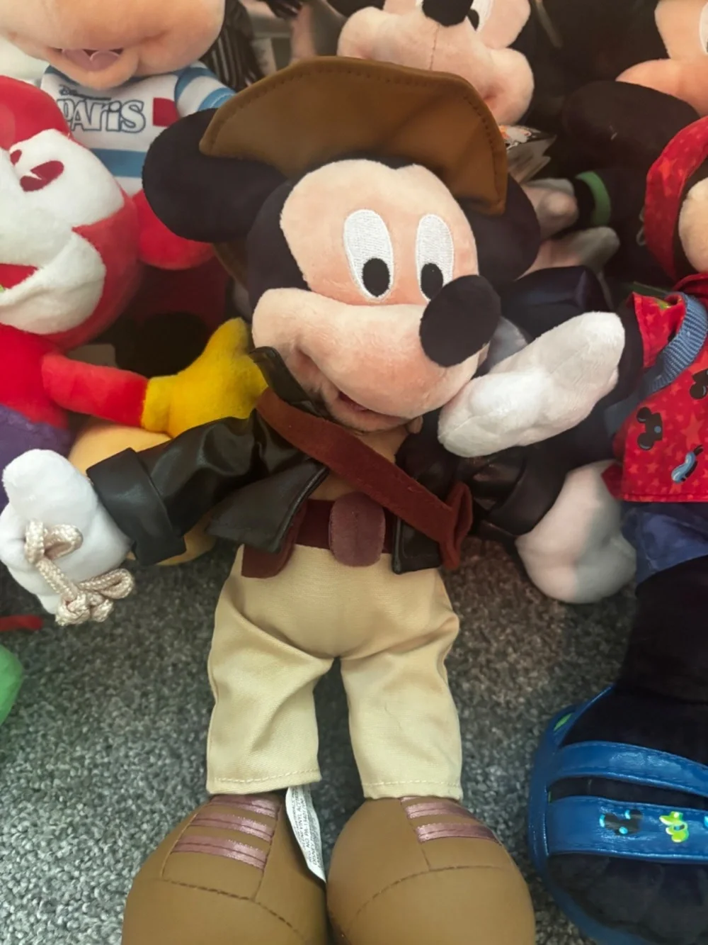 Lot of 15 Mickey Mouse Stuffed Dolls